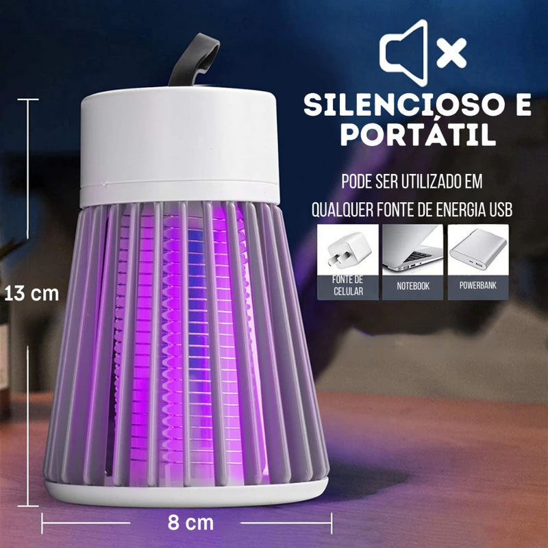 Mata Mosquito Led Uv Armadilha Eletronico (Pernilongos, dengue e Insetos)