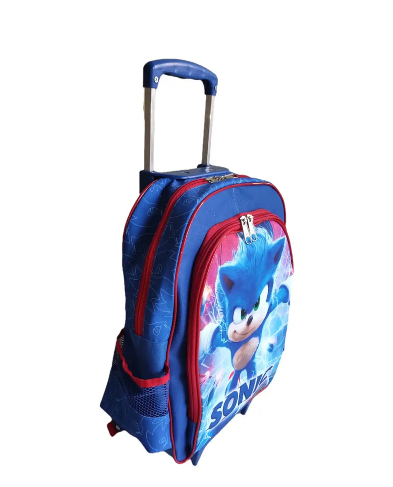 Kit Mochila Sonic com 3 Peças, Mochila, Lancheira e Estojo (EXCLUSIVA)