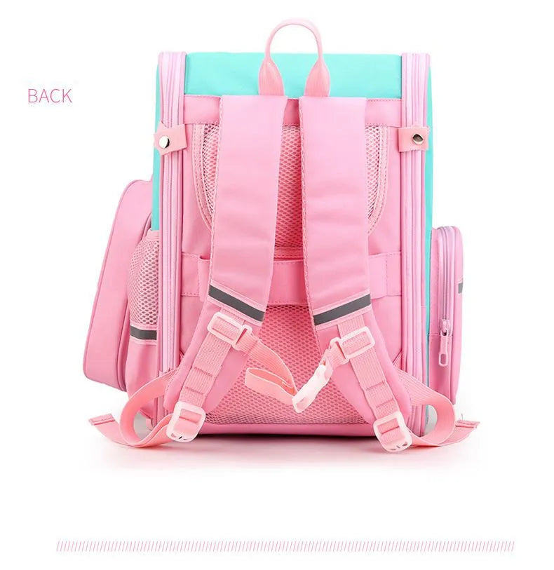 Mochila com Rodinhas Cartoon Unicorn School e Arstronauta com 2 e 6 Rodinhas