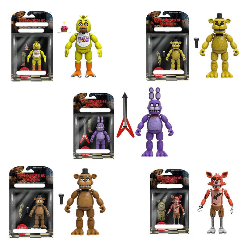 Colecionáveis FNAF Five Nightmare Freddy's