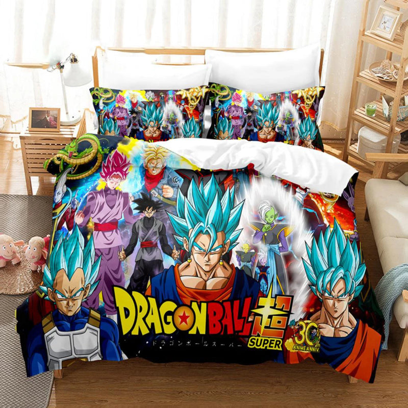 Edredom Dragon Ball Para Cama Solteiro e Casal (Vários Tamanhos)