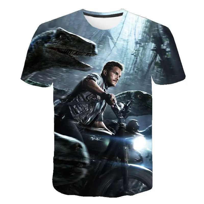 Camisas Jurassic World 3D Novos Modelos 2024