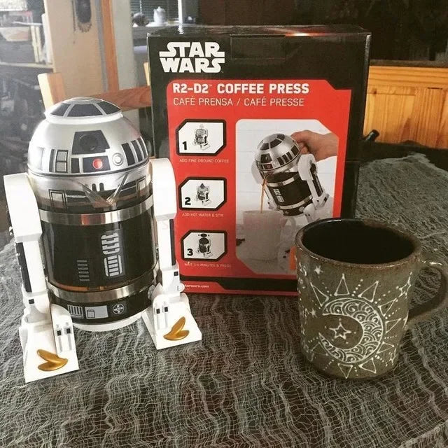 Cafeteira/Jarra Personalizada Droid R2D2 Star Wars de 1 Litro em Vidro