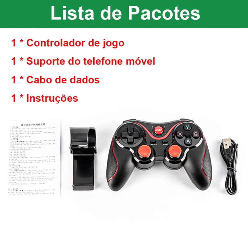 Gamepad Sem fio para Android Smartphone / PC / TV Box Joystick 2.4G USB