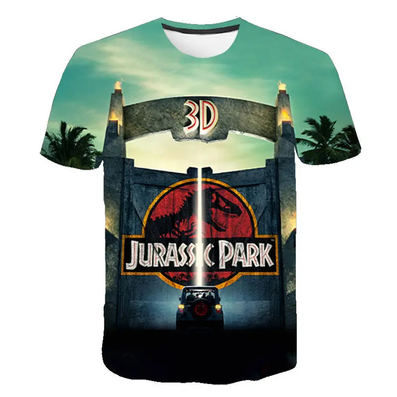 Camisas Jurassic World 3D Novos Modelos 2024