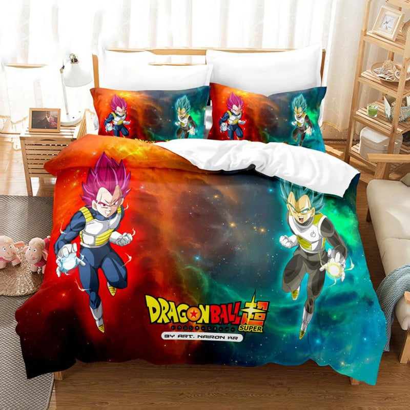 Edredom Dragon Ball Para Cama Solteiro e Casal (Vários Tamanhos)