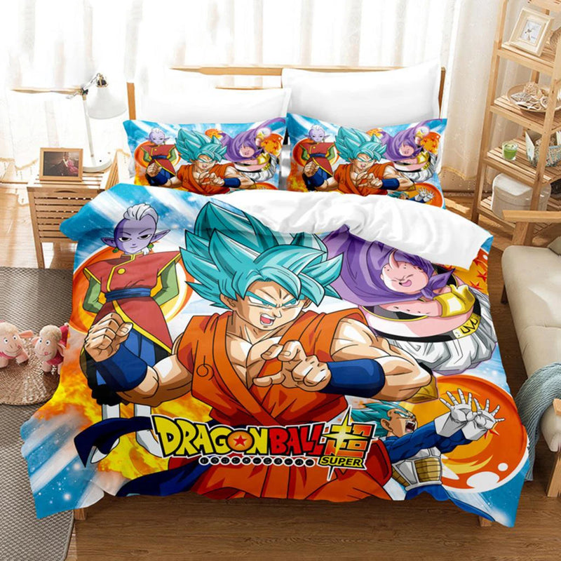 Edredom Dragon Ball Para Cama Solteiro e Casal (Vários Tamanhos)