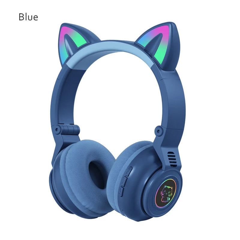 Headphones Wireless e Bluetooth modelo Gatinho 2022 (Android-IOS)