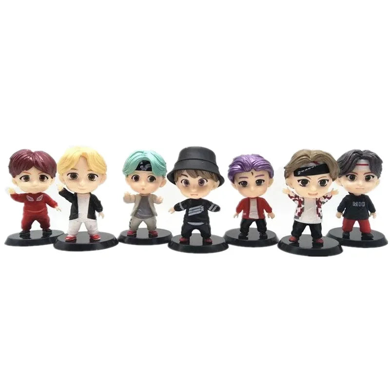 Combos Action Figure do Grupo Kpop BTS - A.R.M.Y.S