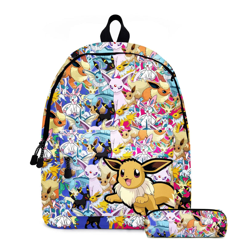 Kit 3 em 1 Pokémon - Mochila, Bolsa Térmica e Estojo (Pikachu)