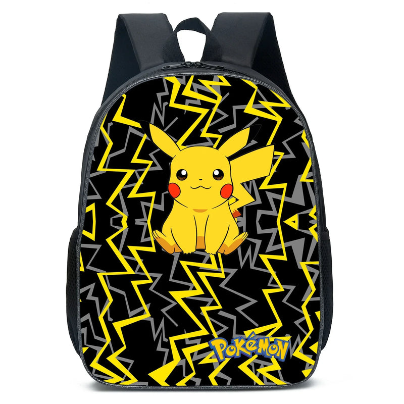 Kit 3 em 1 Pokémon - Mochila, Bolsa Térmica e Estojo (Pikachu)