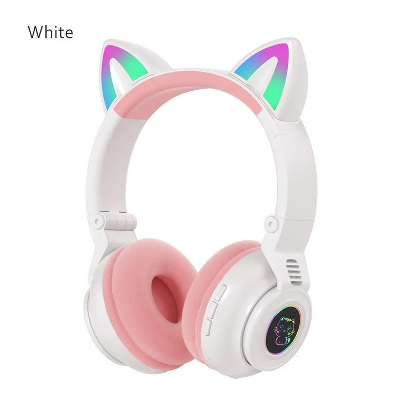 Headphones Wireless e Bluetooth modelo Gatinho 2022 (Android-IOS)