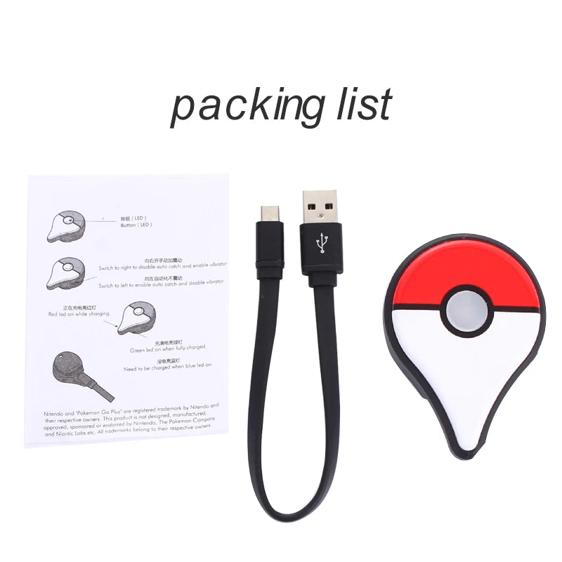 Pulseira Recarregável Pokémon Go Plus