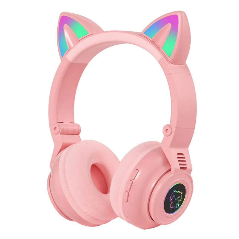 Headphones Wireless e Bluetooth modelo Gatinho 2022 (Android-IOS)