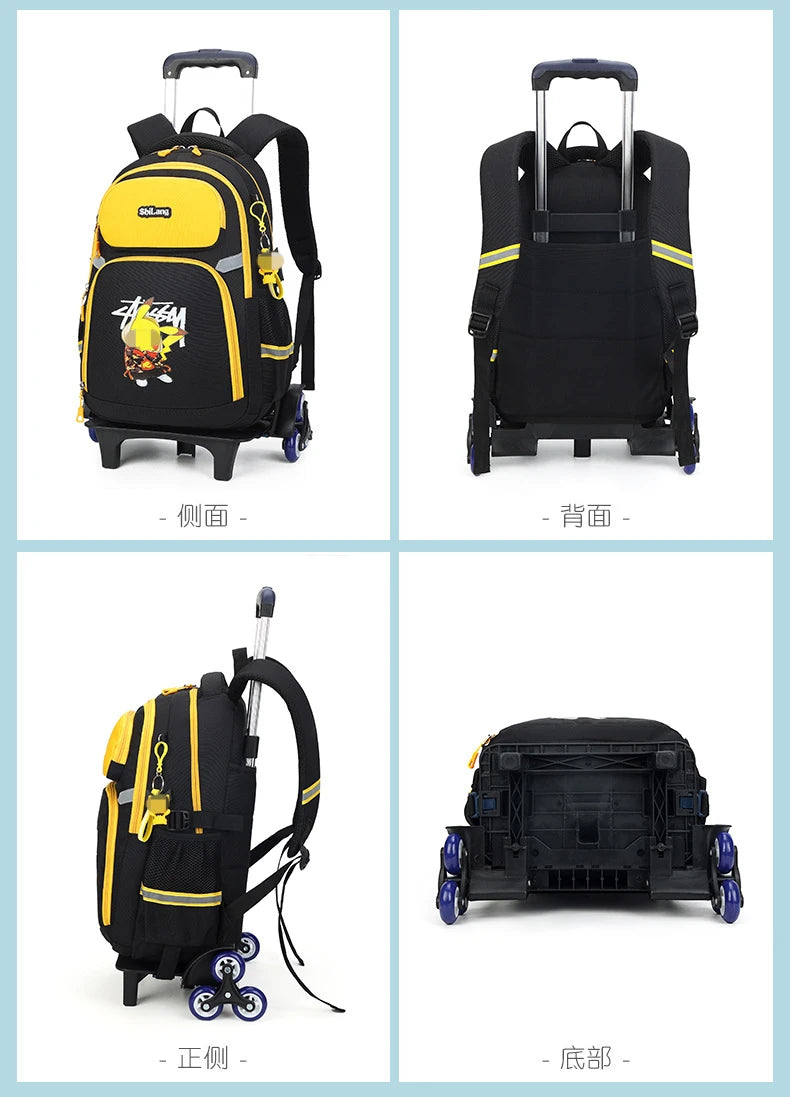 Mochila Pokémon Com 2 ou 6 Rodinhas (Exclusiva)