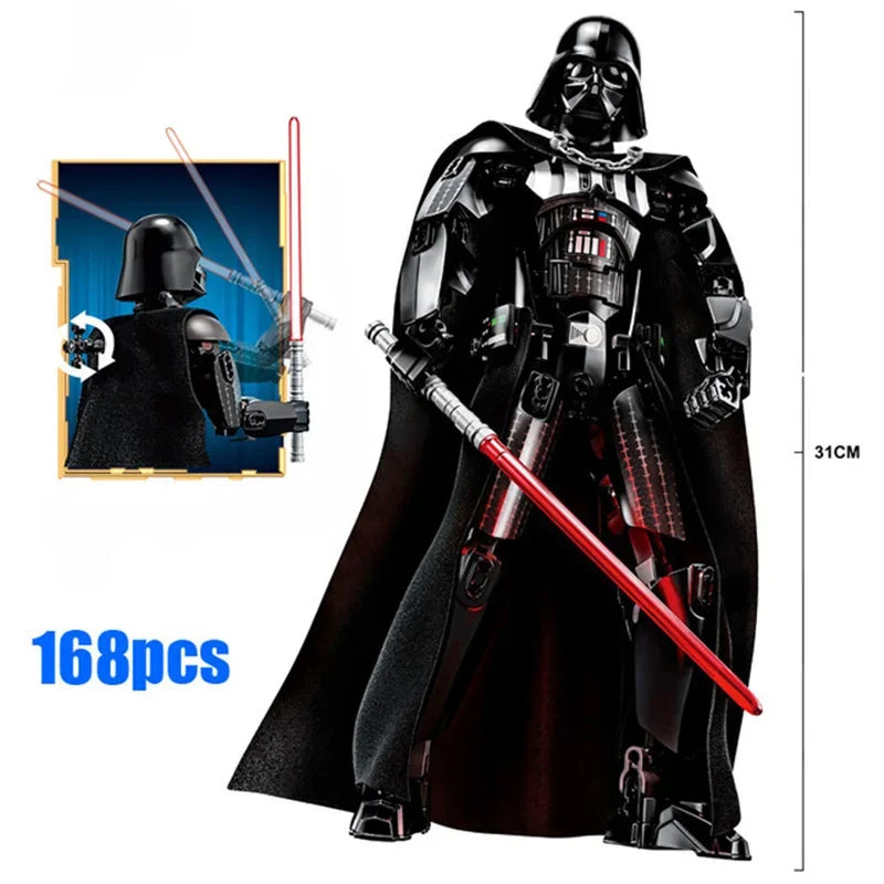 Personagens Star Wars Action Figure para Montar