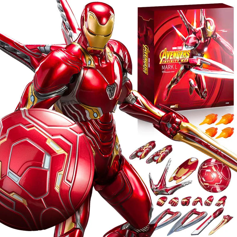 Action Figure do Homem de Ferro Articulado da Marvel