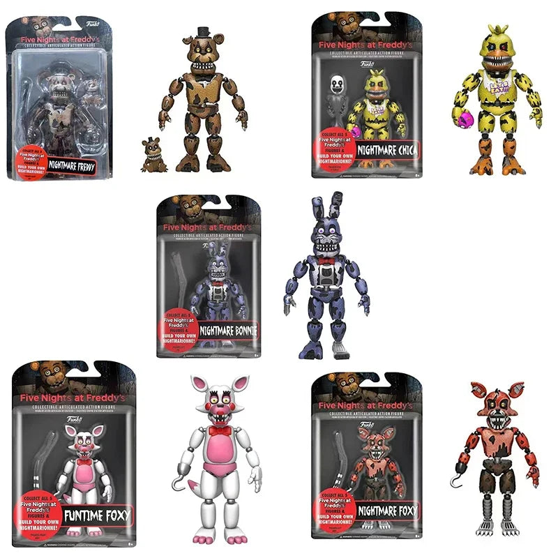 Colecionáveis FNAF Five Nightmare Freddy's