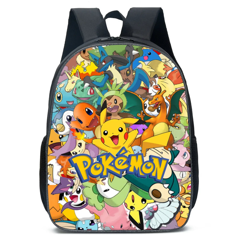 Kit 3 em 1 Pokémon - Mochila, Bolsa Térmica e Estojo (Pikachu)