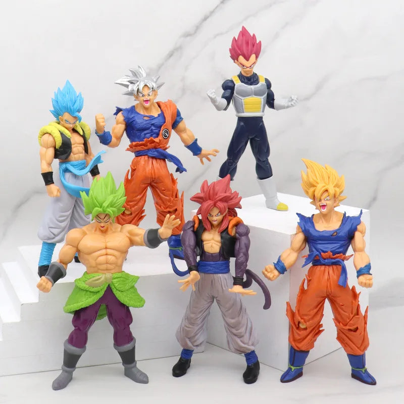 Action Figures Personagens Dragon Ball, Cerca de 18cm