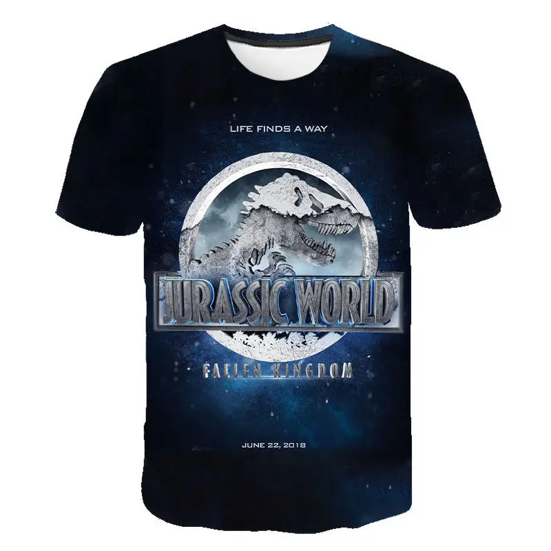 Camisas Jurassic World 3D Novos Modelos 2024