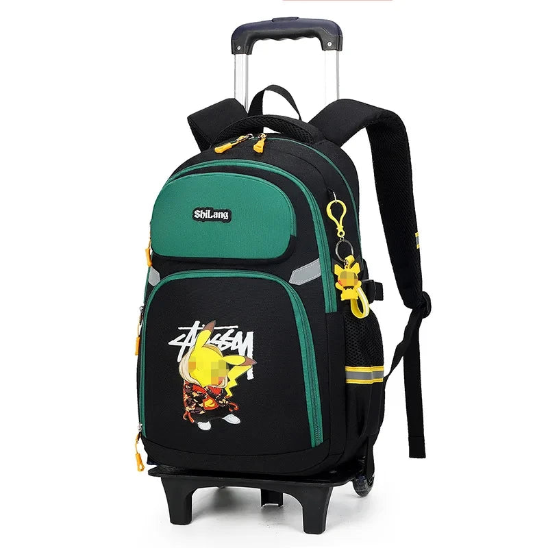 Mochila Pokémon Com 2 ou 6 Rodinhas (Exclusiva)