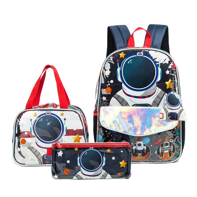 Kit Mochila Infantil Escolar 3 em 1 - Vários Modelos