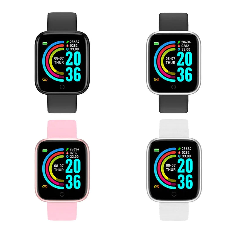 1/2/3/10 Peças de Smartwatch com Medidor de Pressão, Pulso e á prova D'água