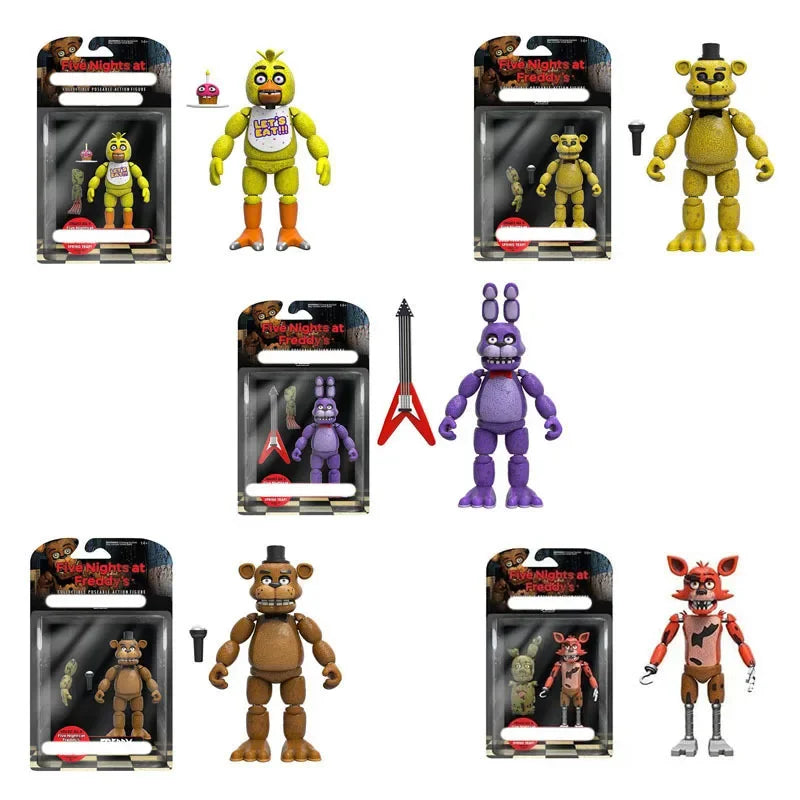 Colecionáveis FNAF Five Nightmare Freddy's