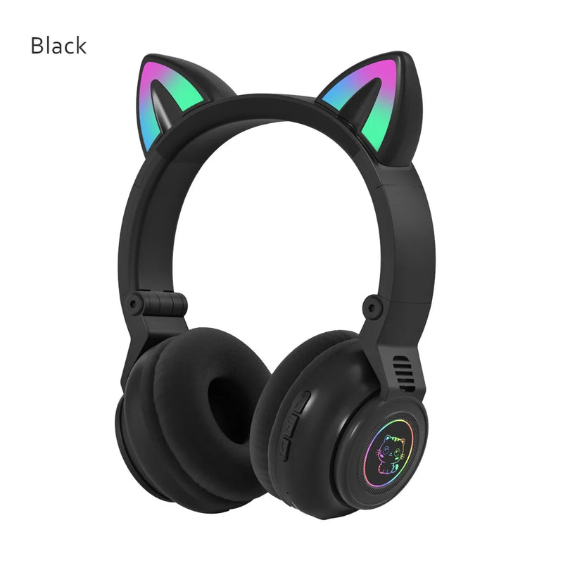 Headphones Wireless e Bluetooth modelo Gatinho 2022 (Android-IOS)