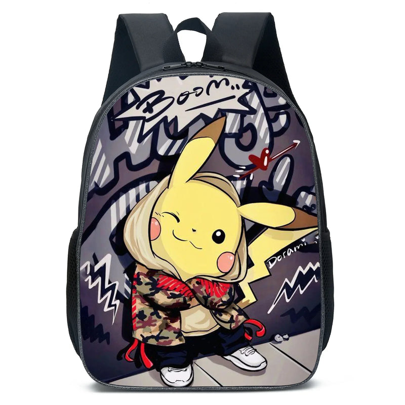 Kit 3 em 1 Pokémon - Mochila, Bolsa Térmica e Estojo (Pikachu)