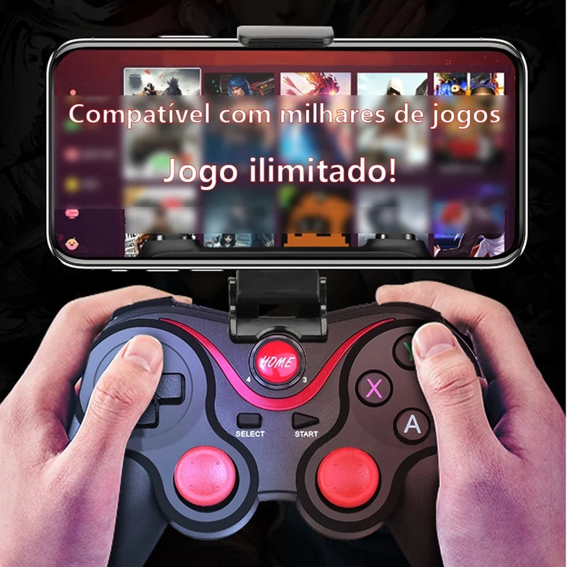 Gamepad Sem fio para Android Smartphone / PC / TV Box Joystick 2.4G USB