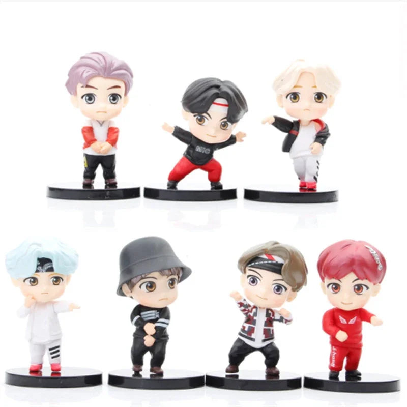 Combos Action Figure do Grupo Kpop BTS - A.R.M.Y.S