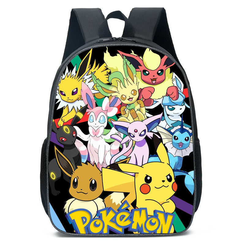 Kit 3 em 1 Pokémon - Mochila, Bolsa Térmica e Estojo (Pikachu)