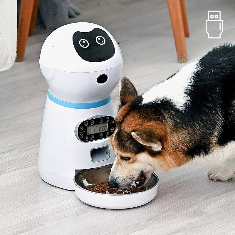 Alimentador Automático para Cães e Gatos e Fonte de Água/ Bebedouro Automática