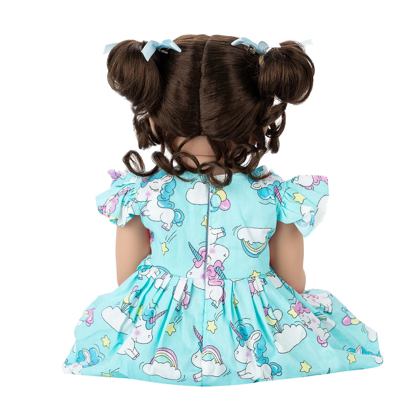 Bebê Boneca Reborn 48cm de Silicone a Prova D'água