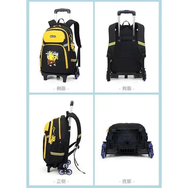 Mochila Pokémon Com 2 ou 6 Rodinhas (Exclusiva)