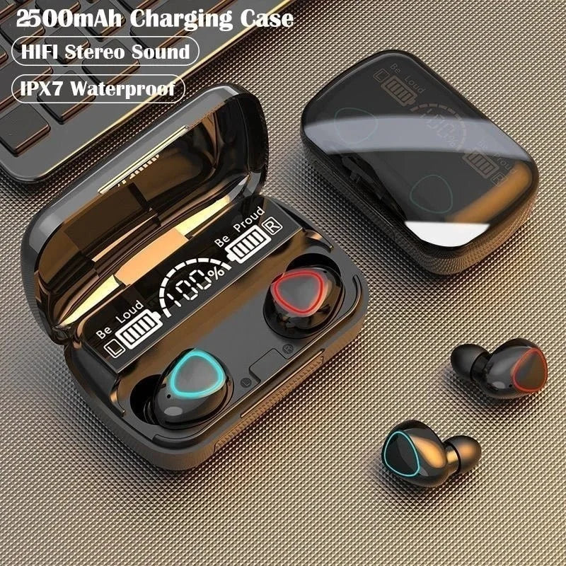 Alphapods TWS Bluetooth Earphones 2200mAh Wireless Headphone Wireless