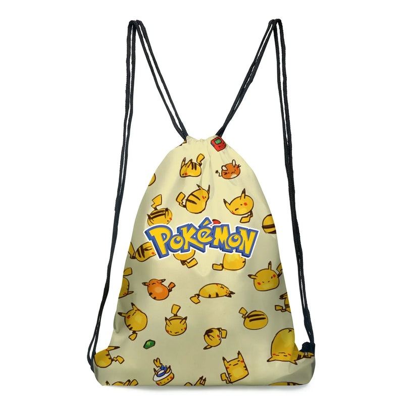 Kit 3 em 1 Pokémon - Mochila, Bolsa Térmica e Estojo (Pikachu)