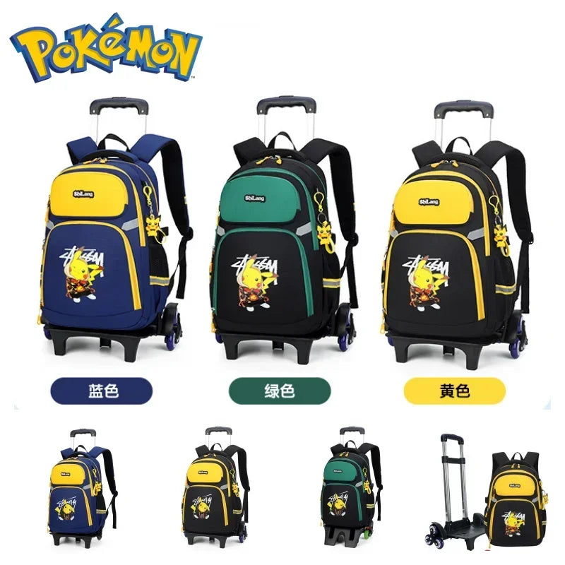 Mochila Pokémon Com 2 ou 6 Rodinhas (Exclusiva)