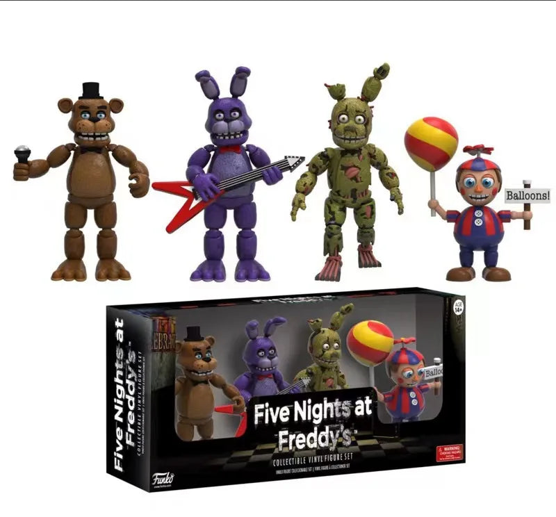 Colecionáveis FNAF Five Nightmare Freddy's