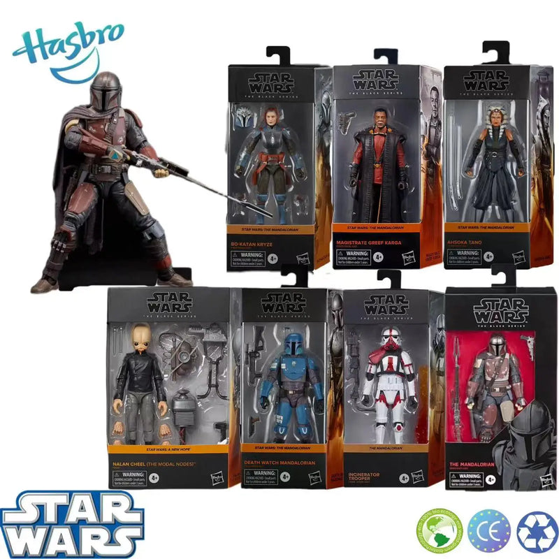 Star Wars Action Figures  para sua Coleção, temos The Mandalorian, Han Solo, Anakin Skywalker, Ahsoka, Tano, Snowtrooper 15cm