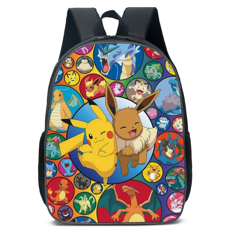 Kit 3 em 1 Pokémon - Mochila, Bolsa Térmica e Estojo (Pikachu)