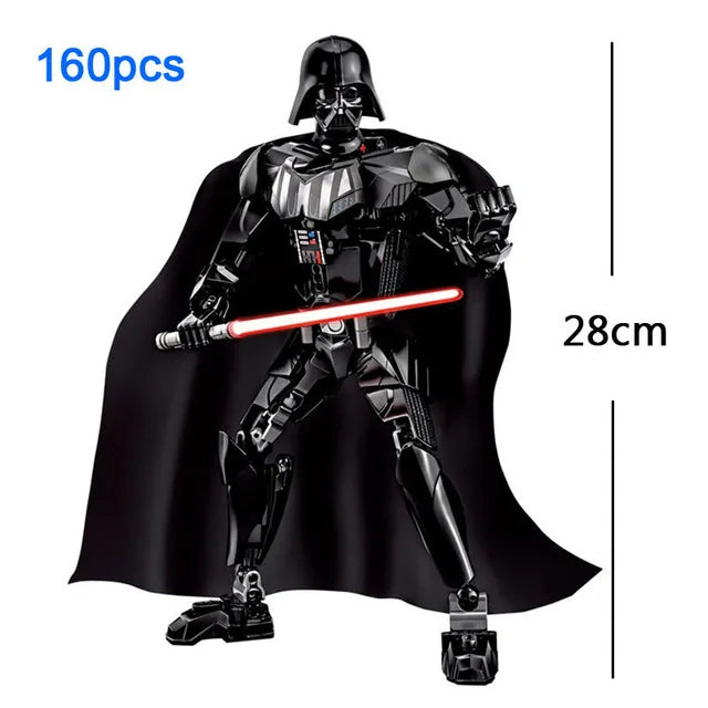 Personagens Star Wars Action Figure para Montar