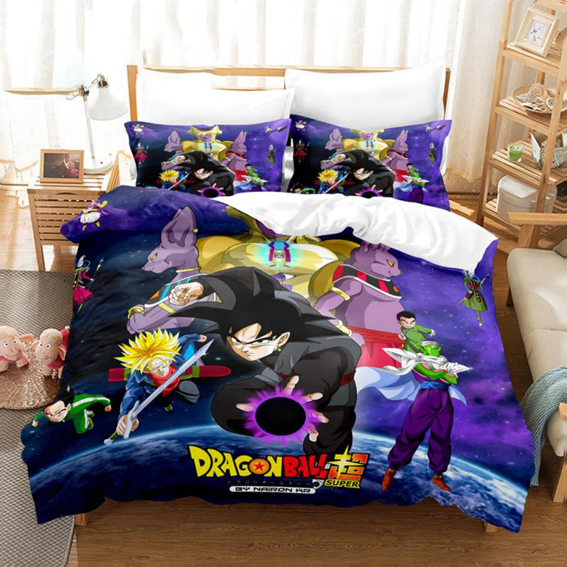 Edredom Dragon Ball Para Cama Solteiro e Casal (Vários Tamanhos)