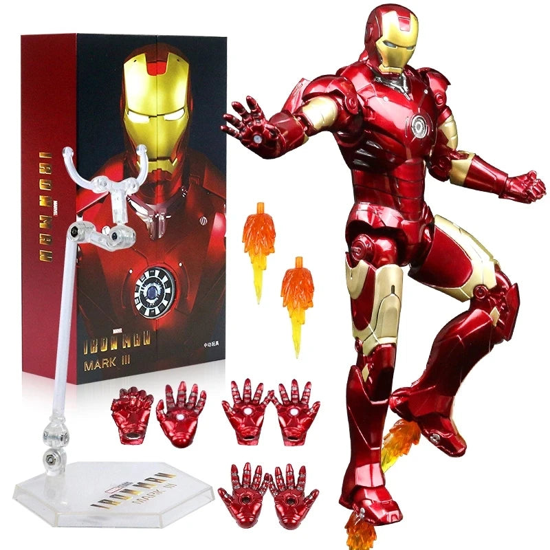 Action Figure do Homem de Ferro Articulado da Marvel