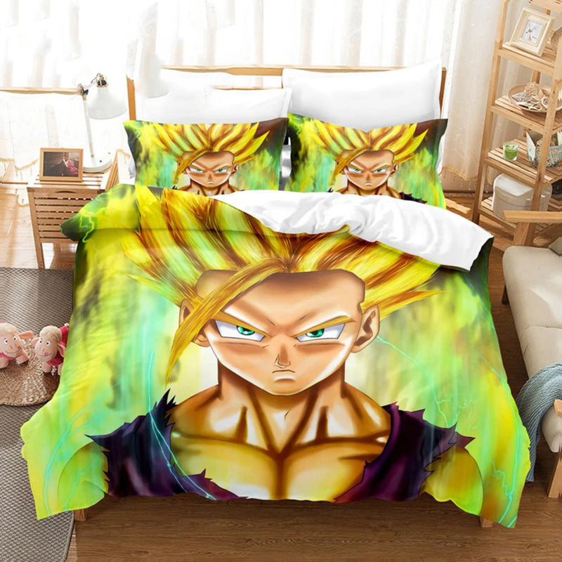 Edredom Dragon Ball Para Cama Solteiro e Casal (Vários Tamanhos)