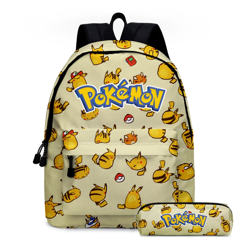 Kit 3 em 1 Pokémon - Mochila, Bolsa Térmica e Estojo (Pikachu)