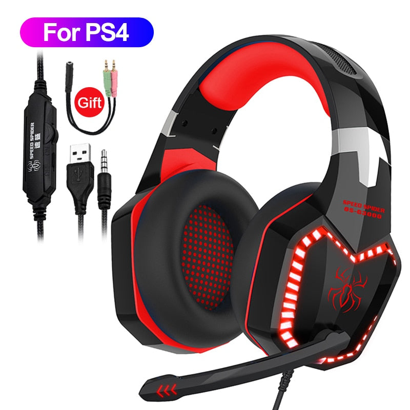 Headfone Kotion Each Gaming Stereo Playstation/Xbox/PC/Laptop/Android/IOS (Todos com Fio)