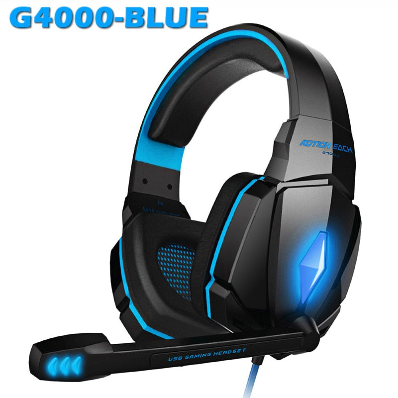 Headfone Kotion Each Gaming Stereo Playstation/Xbox/PC/Laptop/Android/IOS (Todos com Fio)